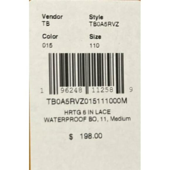 Timberland Heritage 6-Inch Waterproof Boots Black Regenerative Leather - Size 11 - Picture 8 of 12